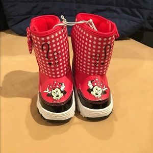 New Minnie Mouse Snow Boots Size 5/6